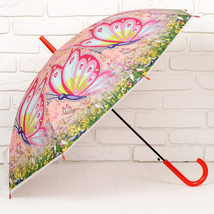 Зонт детский "Волшебная бабочка" МИКС