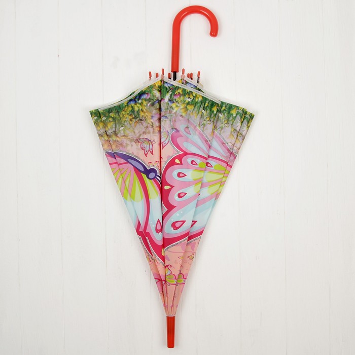 Зонт детский "Волшебная бабочка" МИКС