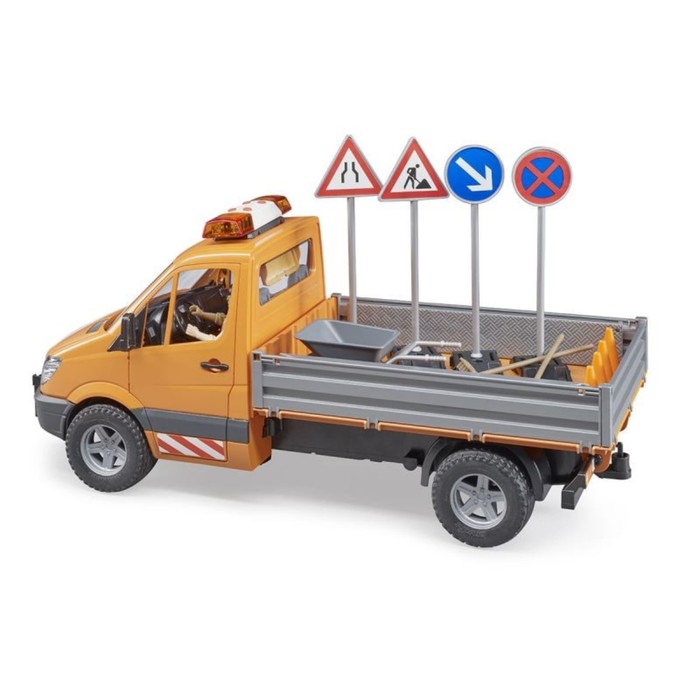 Машинка Mercedes-Benz Sprinter "Дорожная служба", со световыми и звуковыми эффектами, модулем и фигу