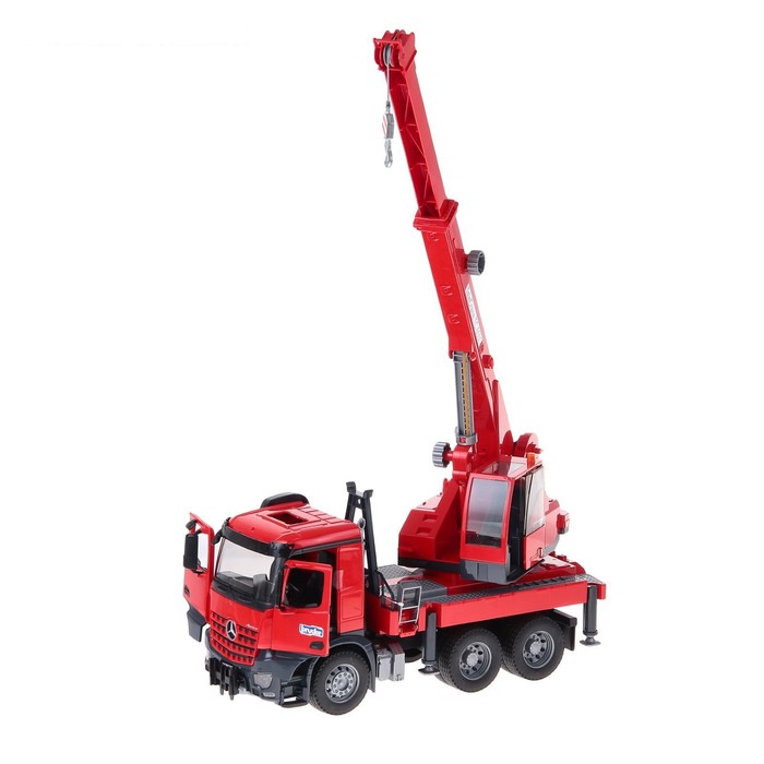 Машинка MB Arocs "Пожарная машина-автокран", со световыми и звуковыми эффектами, и модулем