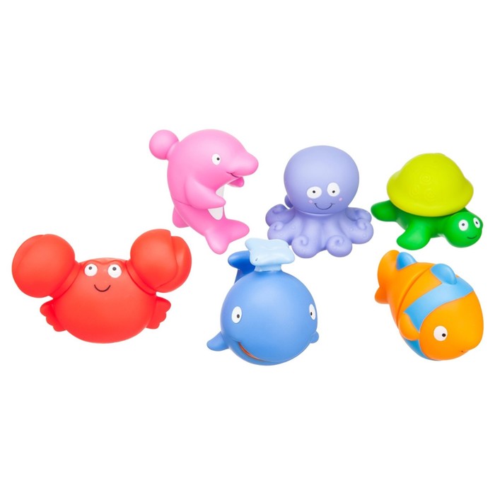 Игровой набор Popbo Blocs "Морские обитатели"