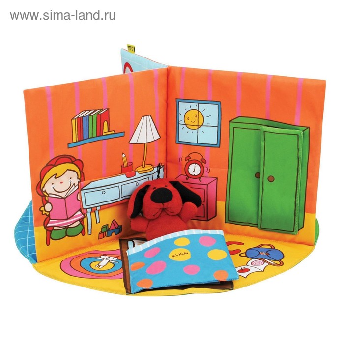 фото Развивающая 3d-книжка «в гостях у патрика», с игрушкой k's kids