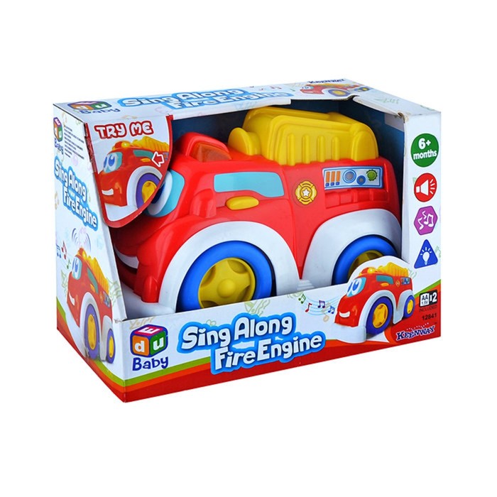 Игрушка "Весёлая пожарная машинка "