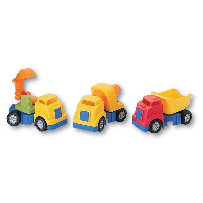 Машинки "CONSTRUCTION TRUCK", 6 шт, в дисплее, МИКС