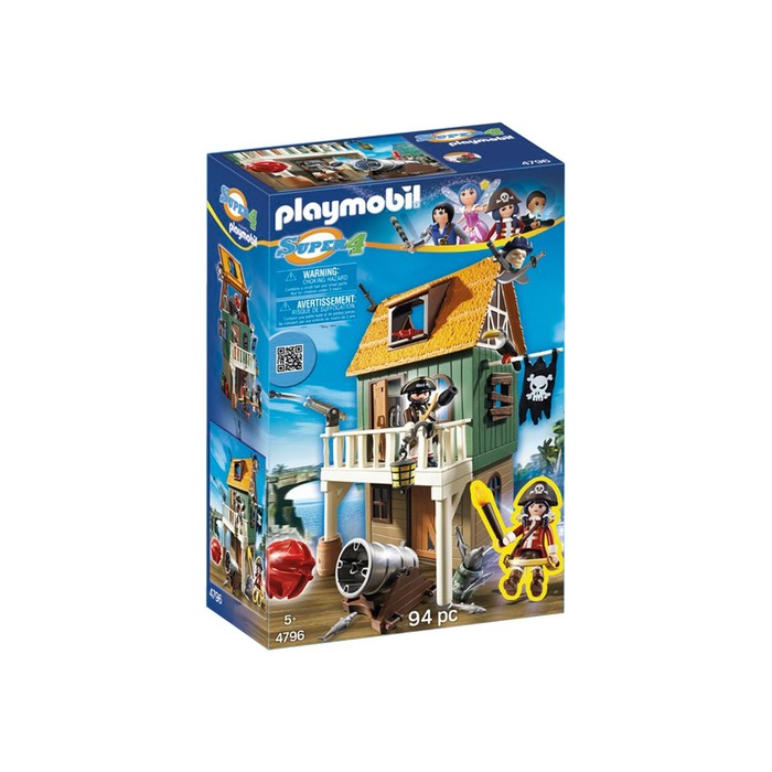 Игровой набор "Супер4: Замаскированный Пиратский Форт с Руби"