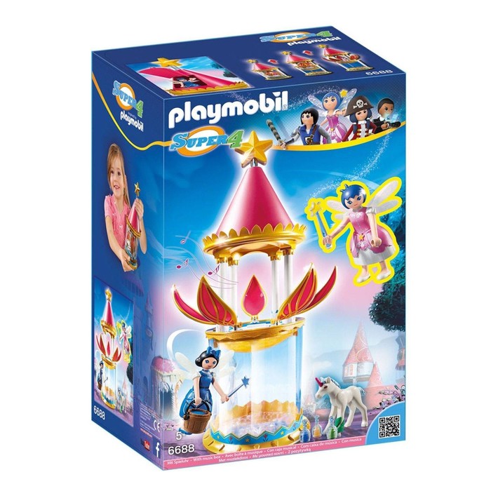 Игровой набор "Супер4: Музыкальная Цветочная Башня с Твинкл"