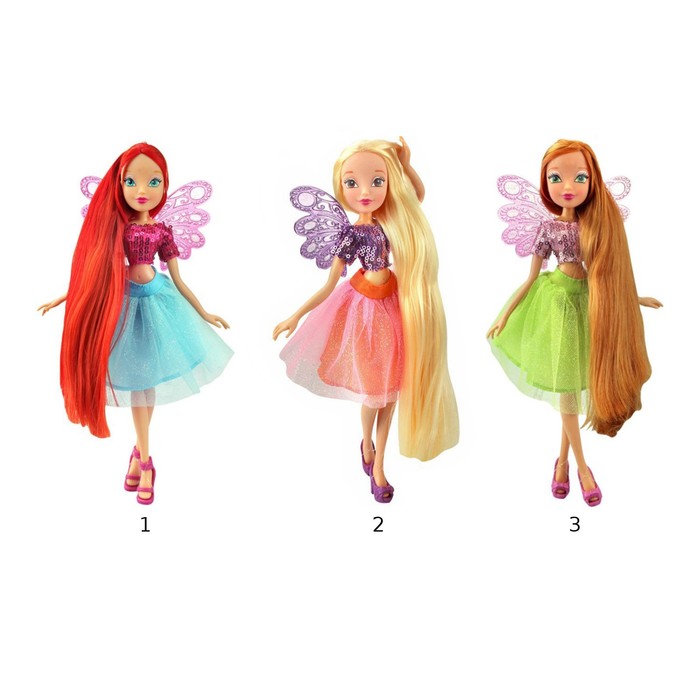 Кукла Winx Club "Мерцающее облако", 3 шт, МИКС