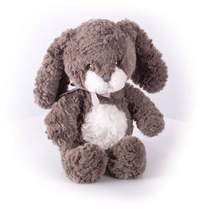 Мягкая игрушка "Заяц Мил", тёмный, 23см