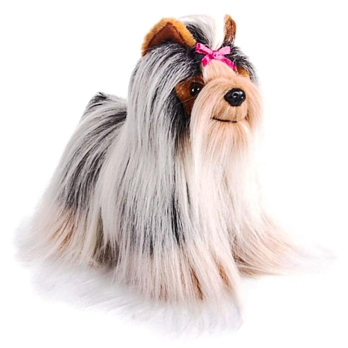 Мягкая игрушка "Йоркширский терьер", сидячий, 20см