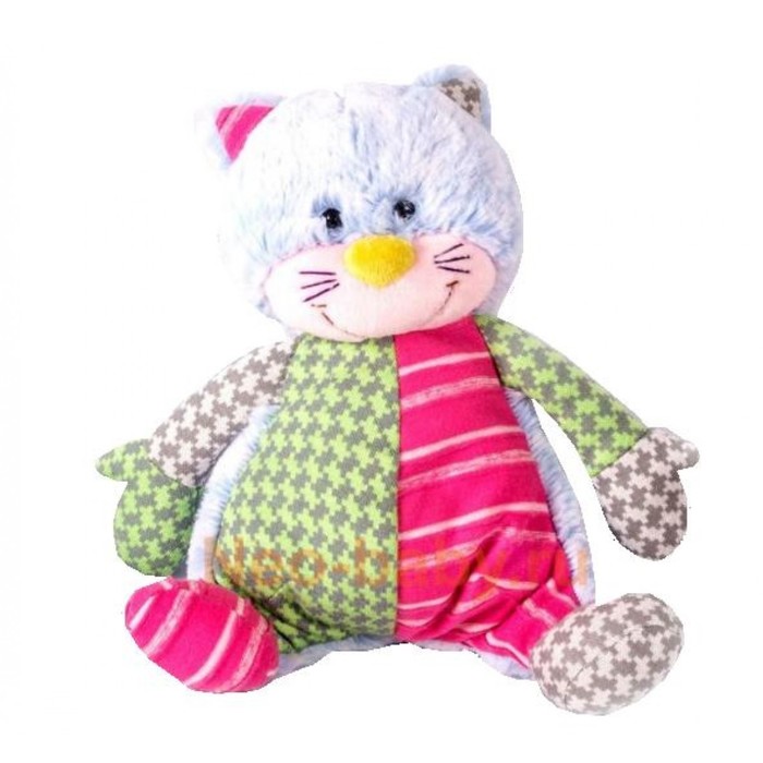 Мягкая игрушка "Котик цветной", 21см