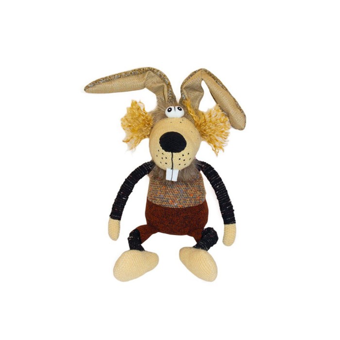 Мягкая игрушка "Кролик Робин", 19см