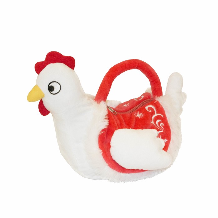Мягкая игрушка "Курочка-сумочка", 25см