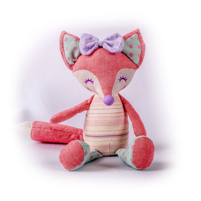 Мягкая игрушка "Лисичка Розочка", 23см