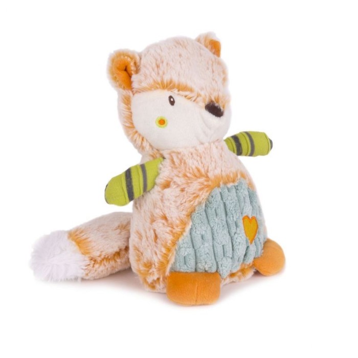 Мягкая игрушка "Лисичка цветная", 17см