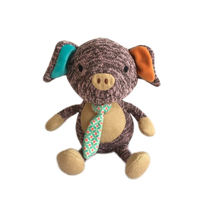 Мягкая игрушка "Поросенок Эдди", 17см