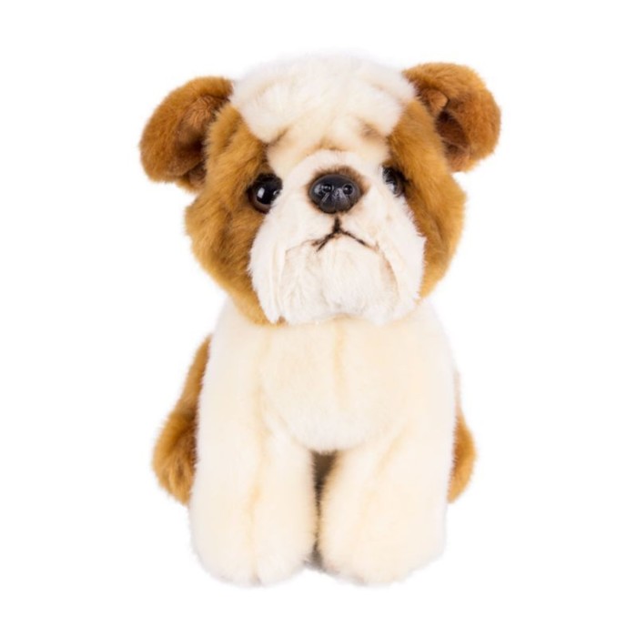 Мягкая игрушка "Щенок Бульдога", 18см