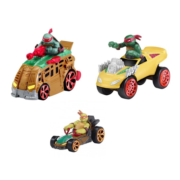 Машинка "Черепашки-ниндзя", 7см, МИКС