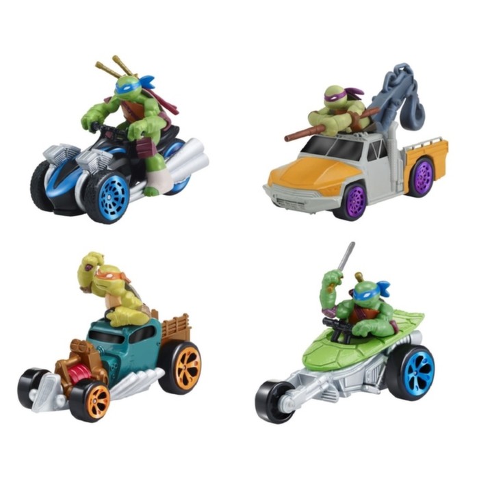Машинка "Черепашки-ниндзя", 7см, МИКС