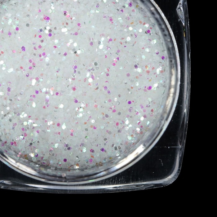 Блёстки для декора ногтей, 3гр, с аппликатором, цвет жёлтый