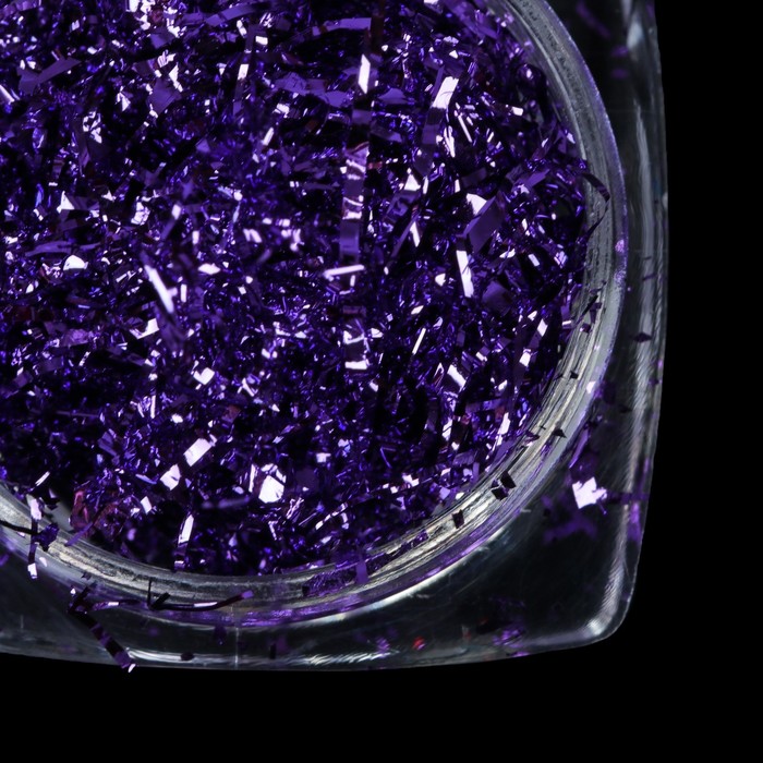 Втирка-нити для ногтей, 0,1гр, цвет фиолетовый