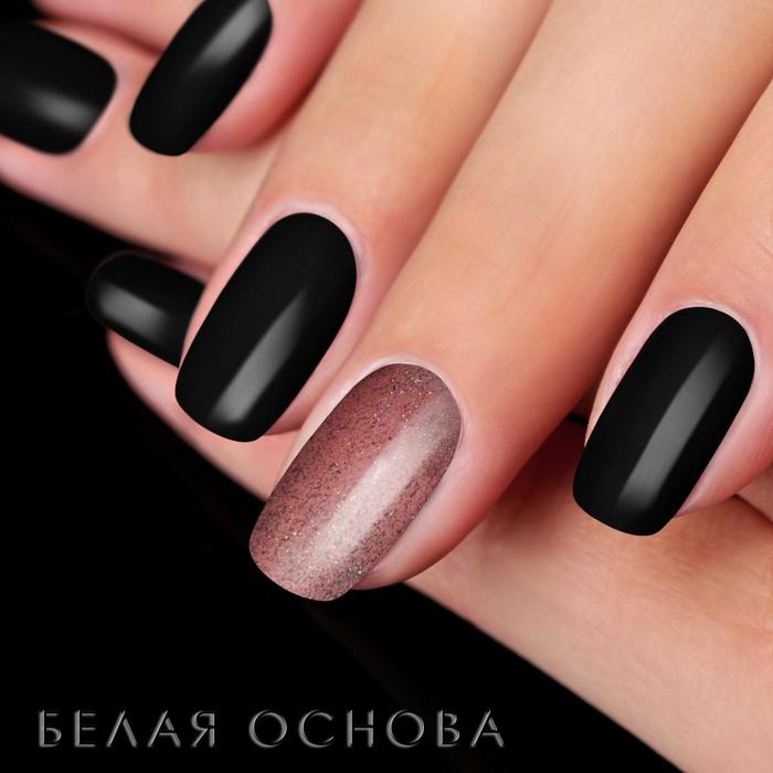 Втирка для ногтей, мерцающая, 0,15гр, цвет розовый