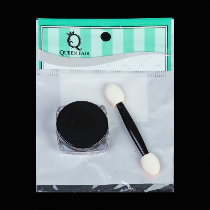 Втирка-хлопья для ногтей, 0,15гр, цвет розовый/красный