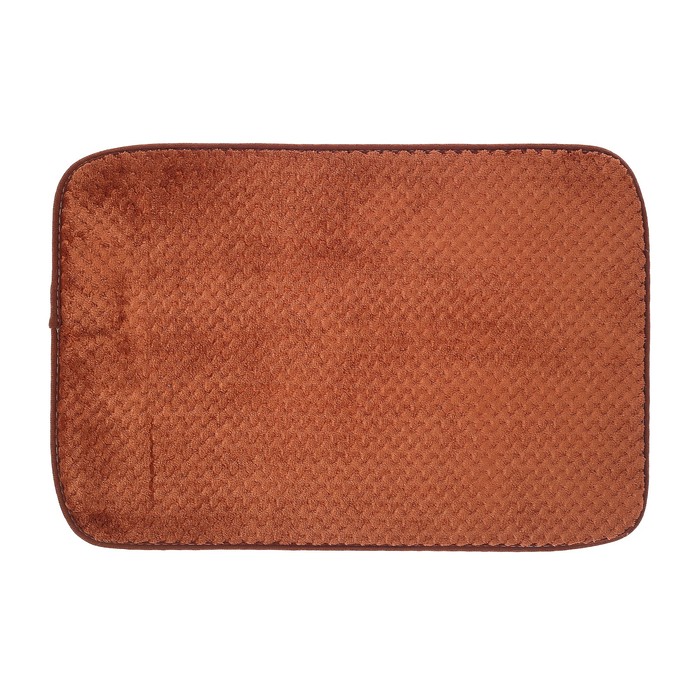 Коврик для ванной "Стандарт", цвет коричневый