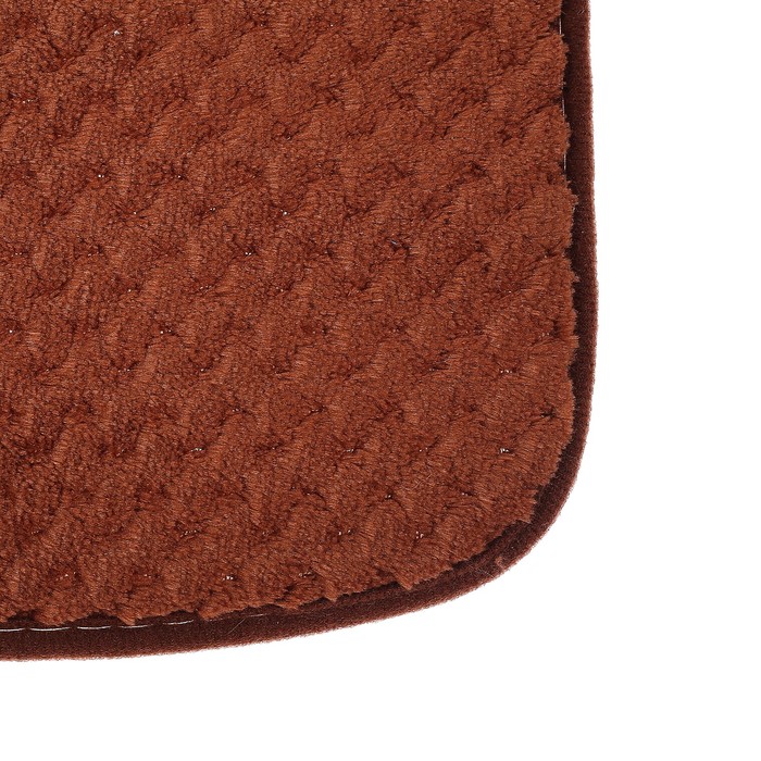 Коврик для ванной "Стандарт", цвет коричневый