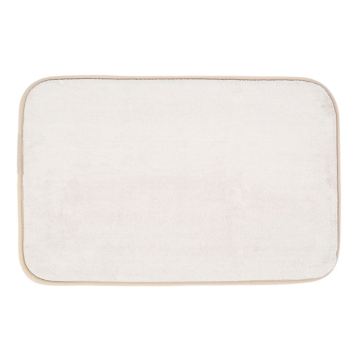 Коврик для ванной, цвет бежевый