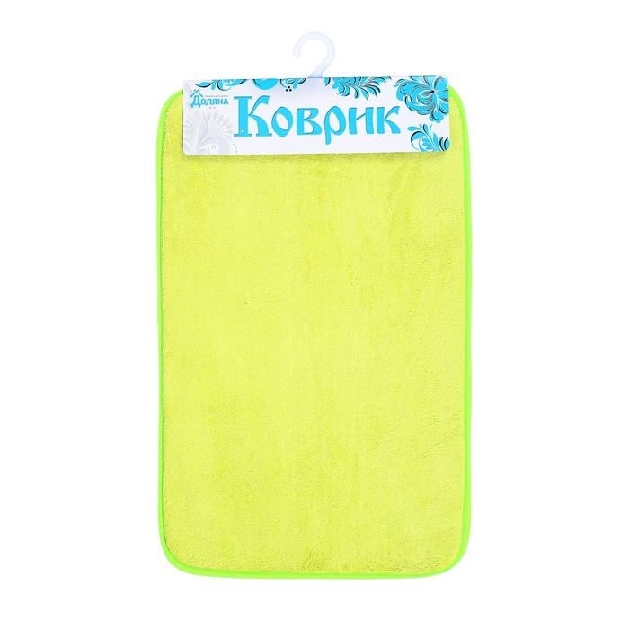 Коврик для ванной, цвет светло-зелёный