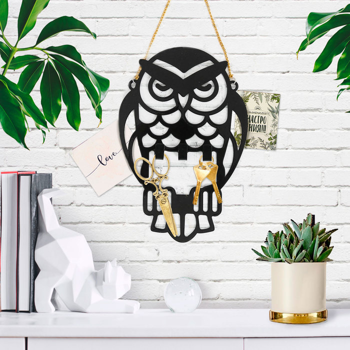 Панно металлическое &quot;Сова&quot;