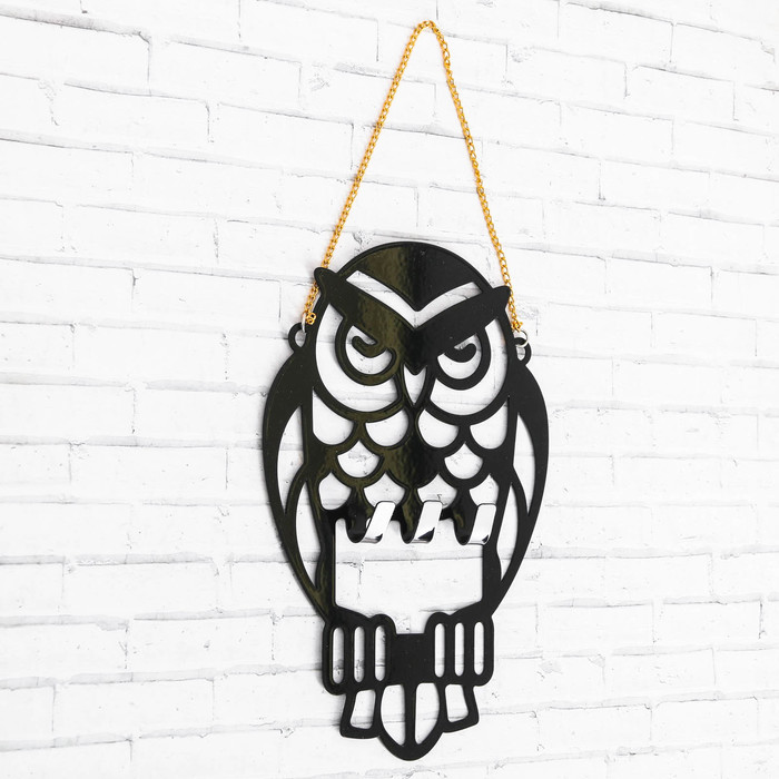 Панно металлическое "Сова"