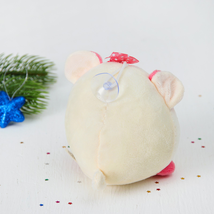 Мягкая игрушка-присоска "Свинка" розовые щёчки