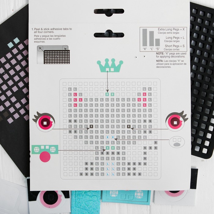 Мозаика из EVA "Киска"