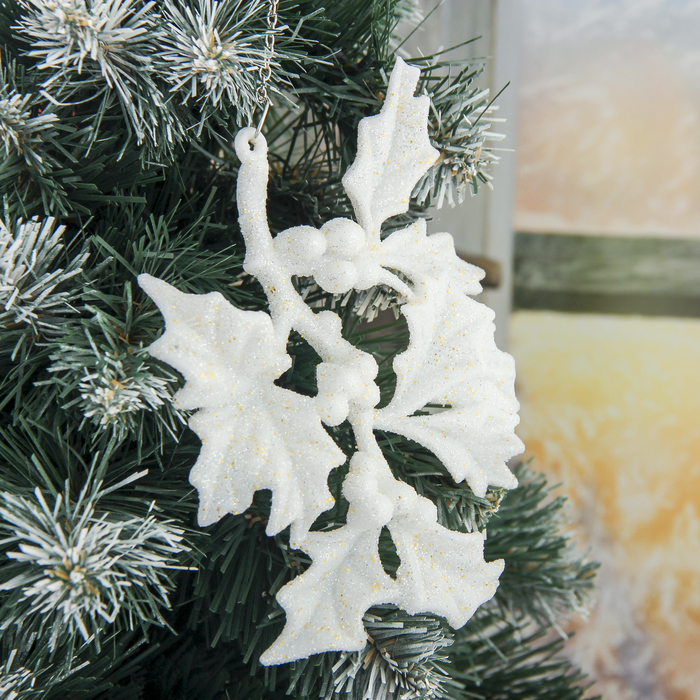 Украшение ёлочное "Веточка" (2 вида) 13,5*10,5 см, 13,5*11,5 см