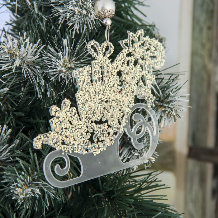 Украшение ёлочное "Подарки" (2 вида) 15*9 см, 8,5*11,5 см