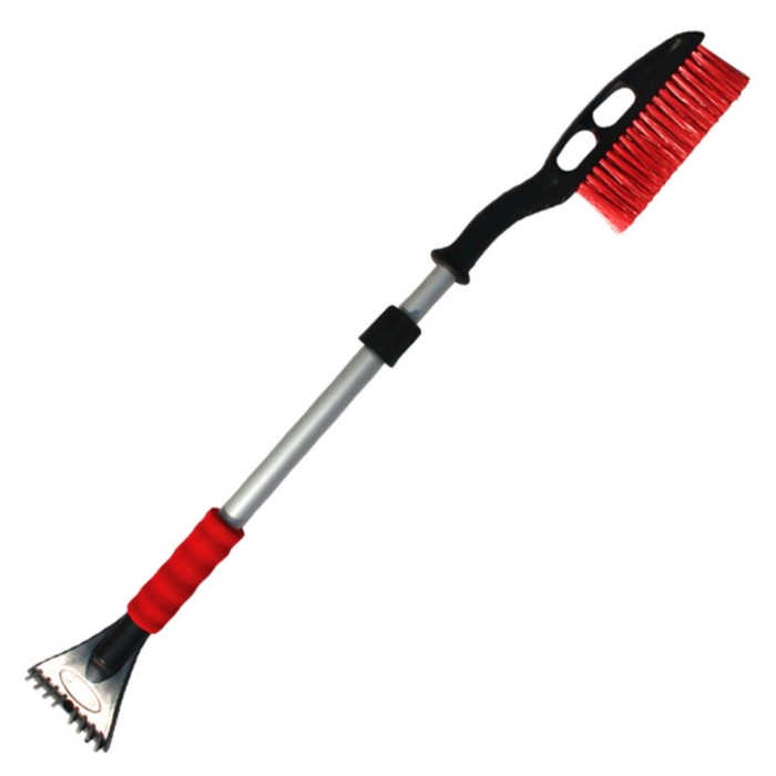 Щетка-скребок телескопическая, 90-120 см, AVS SB-6333, с распушенной щетиной и мягкой ручкой 38723