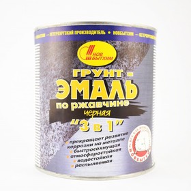 

Грунт-эмаль по ржавчине черная 3л