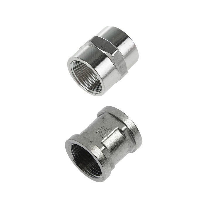 Муфта 3/4", внутренняя резьба, нержавеющая сталь