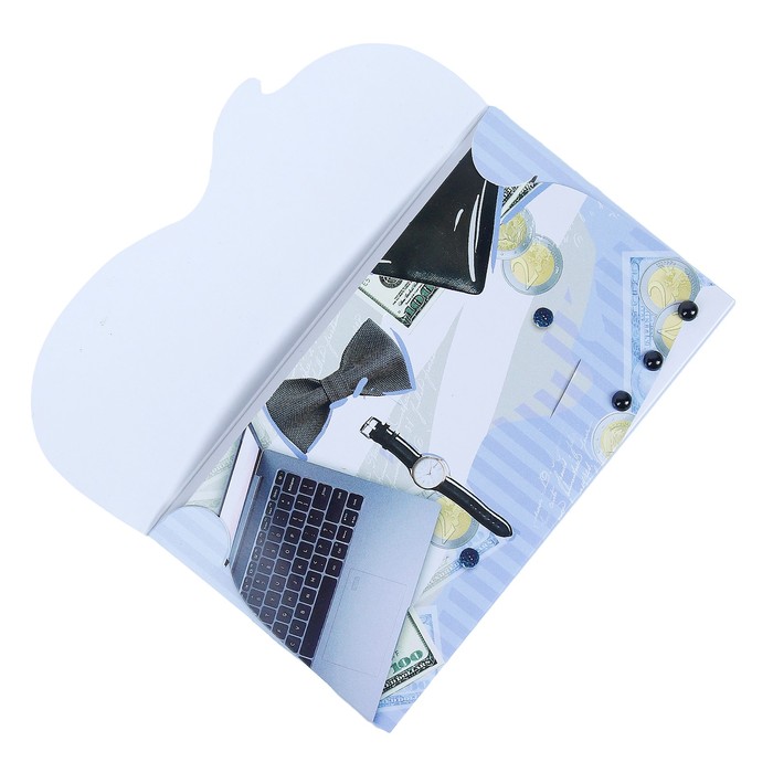 Конверт для денег "Поздравляем!", ручная работа, ноутбук