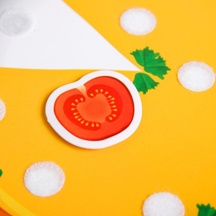 Игра-конструктор на липучках "Пицца" МИНИ, 14 деталей