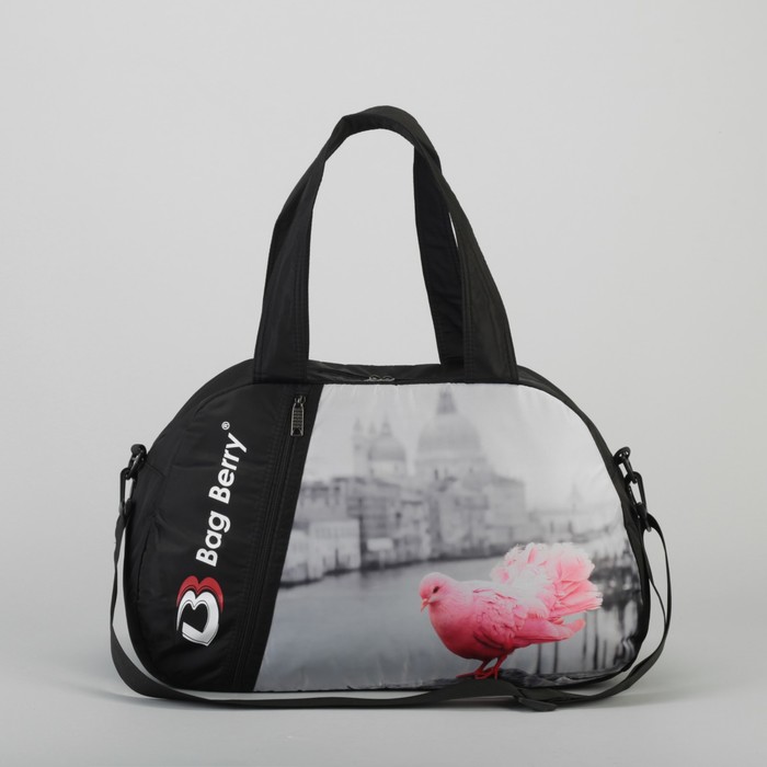 Сумка спортивная "Голубь", отдел на молнии, наружный карман, регулируемый ремень