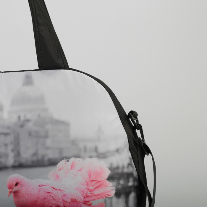 Сумка спортивная "Голубь", отдел на молнии, наружный карман, регулируемый ремень