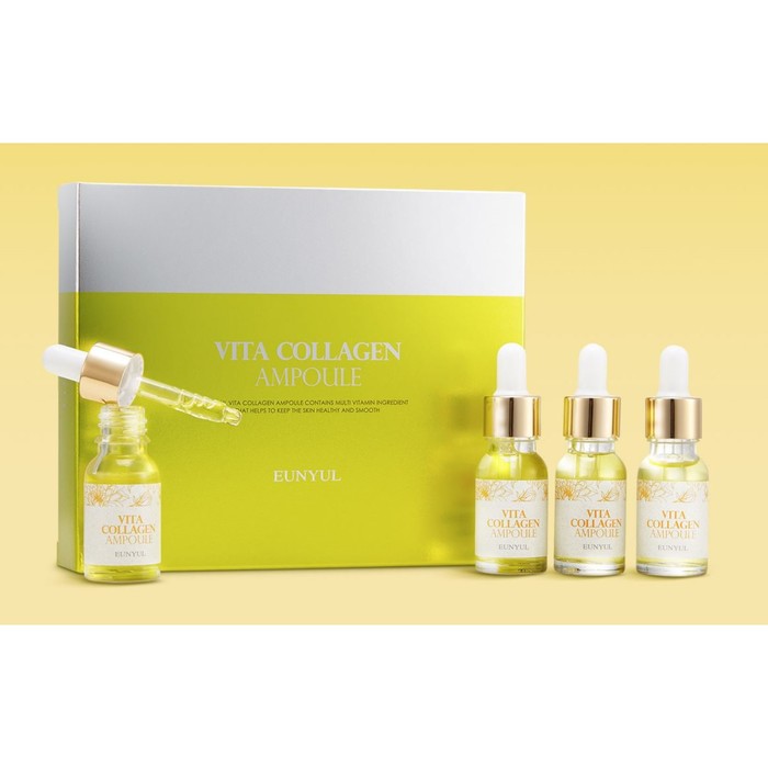 Сыворотка ампульная Eunyul витаминная с коллагеном, 4 ампулы по 12 мл