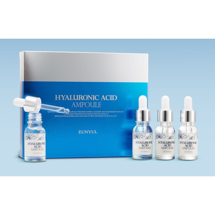 Сыворотка ампульная Eunyul с гиалуроновой кислотой, 4 ампулы по 12 мл