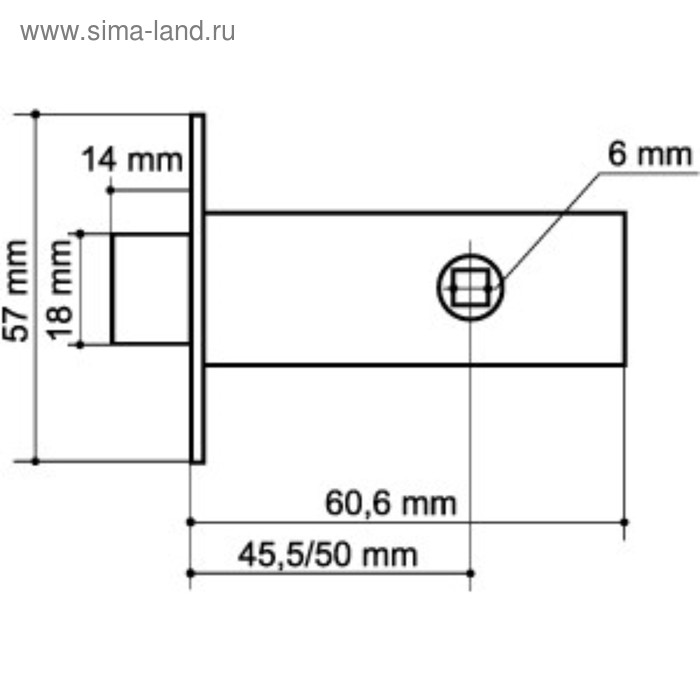 фото Задвижка врезная armadillo db 920-45-25 gp skin, цвет золото