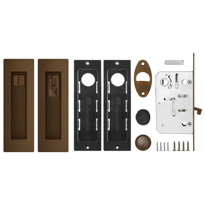 Набор для раздвижных дверей Armadillo SH011 URB BB-17, цвет коричневая бронза