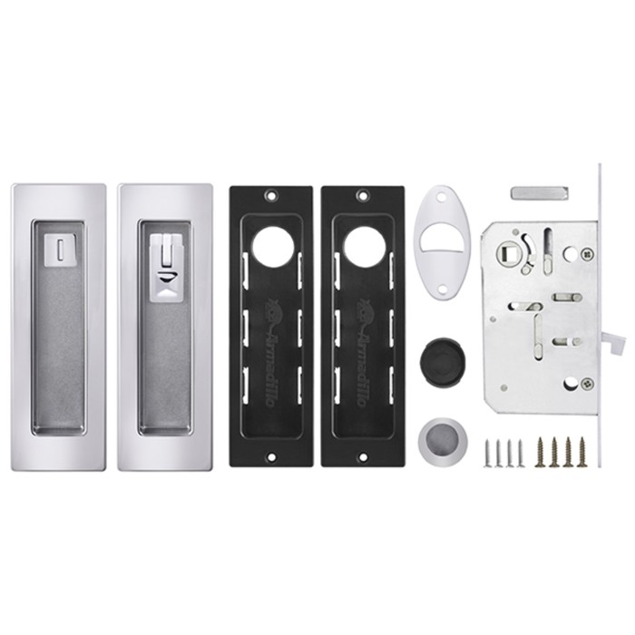 Набор для раздвижных дверей Armadillo SH011 URB СР-8, цвет хром