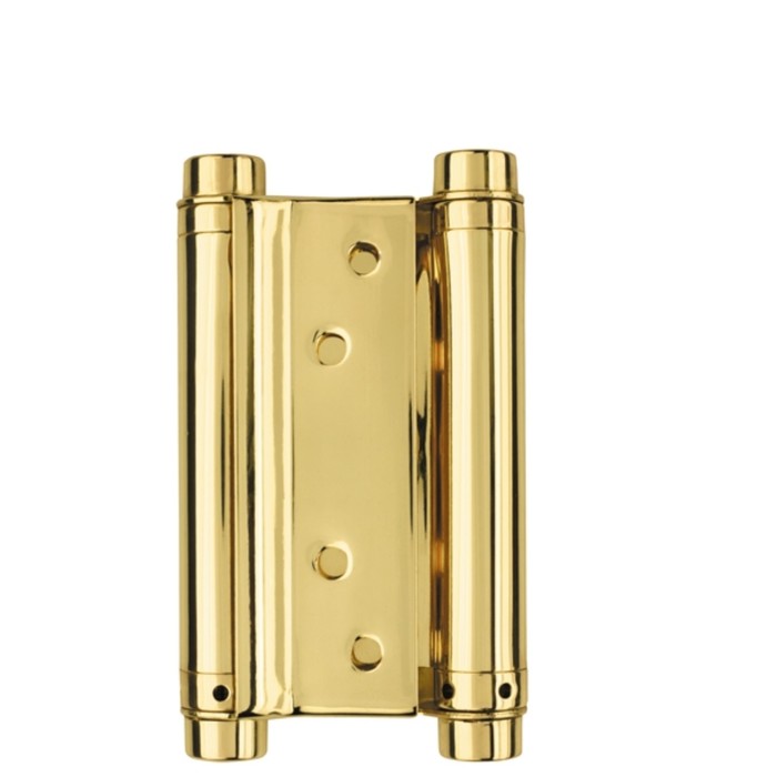 Петля пружинная Armadillo DAS SS 201-4" (100х70х1.5) GP, двусторонняя, цвет золото