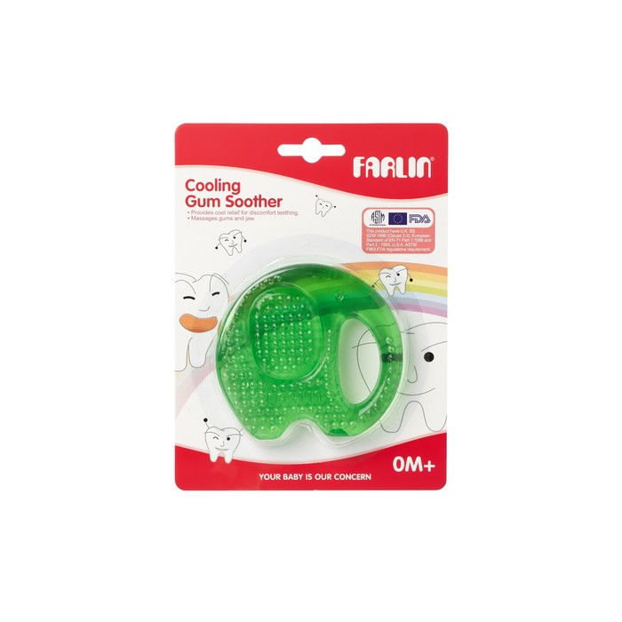 Охлаждающий прорезыватель для зубов, зеленый